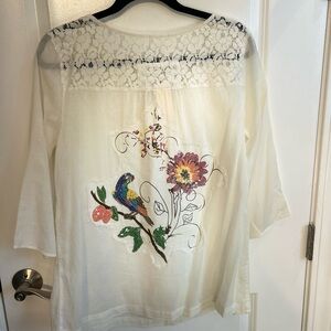 Da-Nang Lace Blouse with embroidery sequins